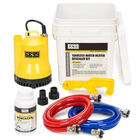 6699 976557420421 Tankless Water Heater Flushing Kit Includes 1100gph Submersible Sump Pump Wit 6699 976557420421 Tankless Water Heater Flushing Kit Includes 1100gph Submersible Sump Pump Wit