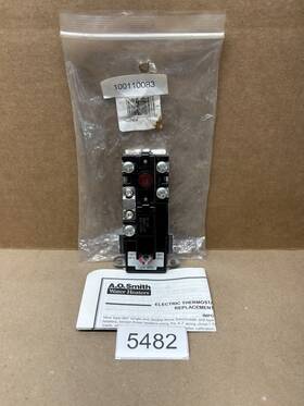 A. O. Smith 100110083 Water Heater Thermostat 6 Pole With Hi-limit 9004784115 Nos
