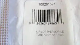 100281571 A. O. Smith A.o. Gas Water Heater Thermopile Assembly - New Open Box
