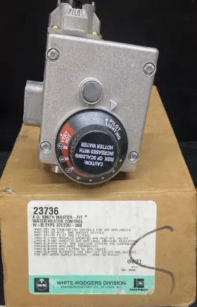 23736 A. O. Smith Ao Master-fit Gas Control Fits Honeywell Robertshaw White Rodgers