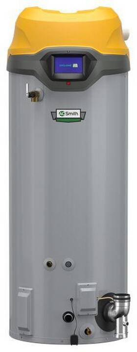 A. O. Smith Bth-150 A.o. Cyclone Comm Water Heater - Dented New In Crate 96g 150mbh