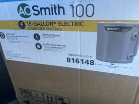A. O. Smith E6-19g-155sv A. O. Signature 100 19 Gal Compact Point-of-use Electric Water Heater 120v
