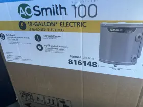 E6-19g-155sv A. O. Smith Signature 100 19 Gal Compact Point-of-use Electric Water Heater 120v
