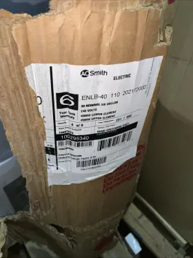 Enlb-40 A. O. Smith Ao 38 Gallon Residential Electric Water Heater