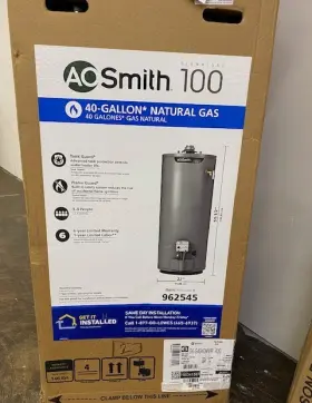 G6-s4040nvr A. O. Smith Ao Signature 100 40 Gallon Natural Gas Water Heater #962545