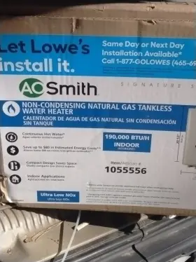 Gt15-310c-i A. O. Smith Tankless Water Heater