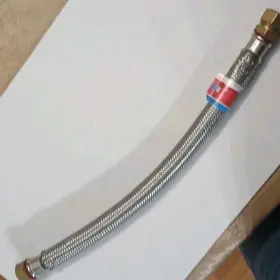 4061453 Ace Stainless Steel Braided Flexible Water Heater Supply Line 18inx7/8cx3/4infip