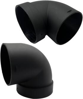 Aimcoco F2412plx004 Diesel Air Heater Duct Connector 75mm/3inch L-shape Elbow Ducting Pipe Outlet Co