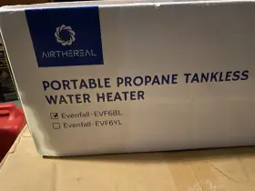 Evf-6bl Airthereal 816621024819 6l 1.58gpm Propane Tankless Water Heater Evenfall Blue