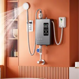 Alisasin 726323359495 Instant Water Heater Smart Wall Mounted Electric Shower Tankless