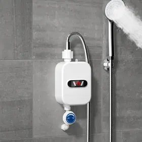Alisasin 726323360286 Instant Electric Tankless Hot Water Heater Remote Instantaneous Heating Tap S
