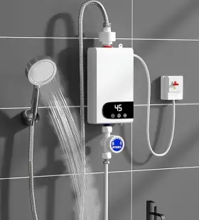 Alisasin 726323360385 Electric Instant Hot Water Heater Shower Tankless F