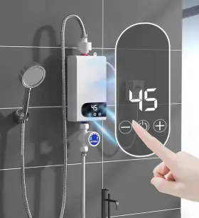 86-131 Alisasin 726323361276 Instant Electric Water Heater Led Touch Screen F 3-second Heating Tank