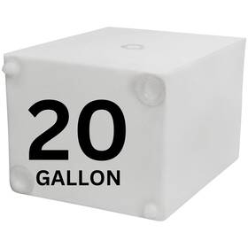Ameri-kart A5546001ds 20 Gal Rv Fresh Water Tank Potable Cube 21x17x14 Amerikart