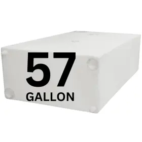 A5553001ds Ameri-kart 57 Gallon Rv Fresh Water Tank Potable Storage For