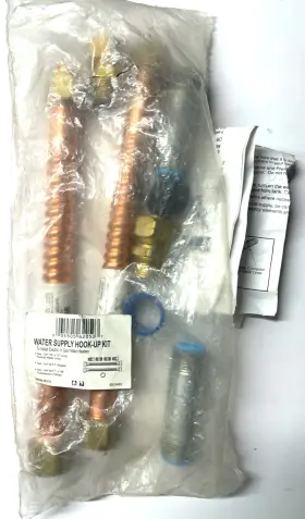 American 035505620507 Water Heater Installation Install Kit 3/4 Inch X 12 Pipes. New Old Stock