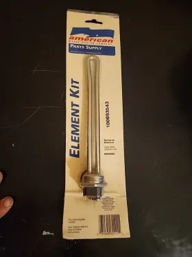 6900682 American Water Heater Group Electric Element Kit Part No. For 4500 Watt 220-240 Volt