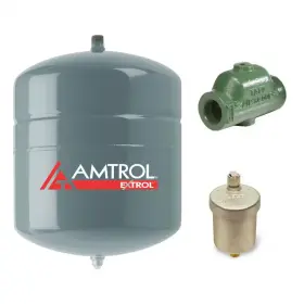 Ex-30 Amtrol 705353316272 Expansion Tank Air Scoop Kit Radiant Hydronic Heating System 4.4 Gal