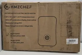 Q22180 Amzchef Instantaneous Electric Water Heater 86-131f Q0465 240v 60hz Sealed Box