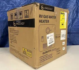Ul-10rvamc-wt Amzchef Rv Tankless Water Heater 65000 Btu 3.9 Gpm 9800ft Endless Remote