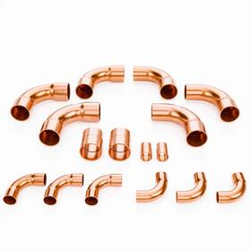 Ancimoon Aa-051 Hvac Copper Fittings 3/8 3/4 For Air Conditioner Refrigeration