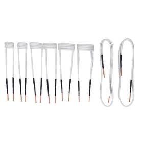 Ankroyu B0dplz2nrl 8-pcs Brass Induction Heater Coil Bolt Removal Tool Set For Nuts And Screw