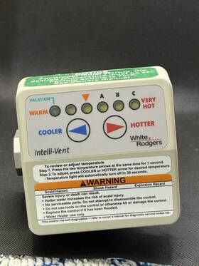 Ao Smith / White-rodgers 184768-000 White-rodgers 37e73a-304 Water Heater Gas Valve / Thermostat