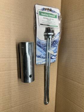 Apcom 100108284 Universal 14 Inch Screw-in Threaded Water Heater Element 4500 Watt 240 Volt And Wrench