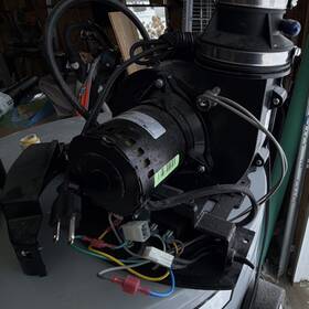 Apcom 100221586 Water Heater Blower Assembly Black Corded Electric A. O. Smith