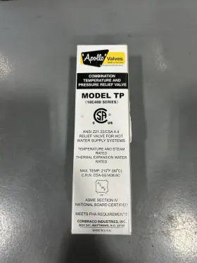 18c40230 Apollo 3/4 Inch Hot Water Heater Relief Valve