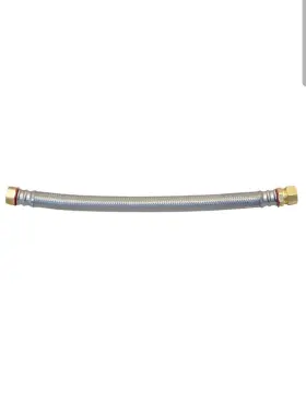 Whbs34f7818 Apollo New Stainless Steel Water Heater Hose 3/4-in Fip X 7/8 Comp 18-in Lenght