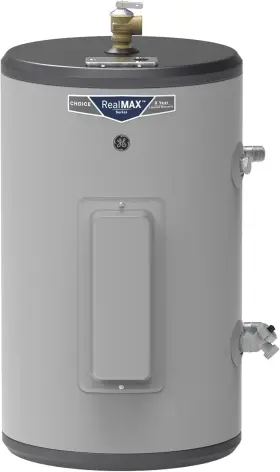 10p08baw Appliances 10 Gallon Versatile Plug And Play Electric Water Heater With Adjustab