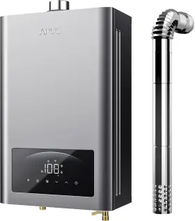 Ap-awh-q20ng Apus Natural Gas Tankless Water Heater Indoor Max 6.8 Gpm 140 000 Btu Instant Hot