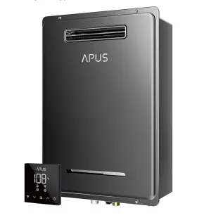 Ap-awh-w26ng-a Apus 190 000 Btu Tankless Water Heater Propane Gas 8.1 Gpm Instant Hot Outdoor