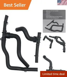 Zon-hhk-5058437ak Auto Parts Hvac Heater Hose Pipe Kit With Tee For Return Compatible 2008-2020 Dodge Jo