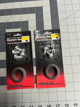 481570 Barnett 2-pack Lot Pro Plus Electric Water Heater Element Gasket Kit