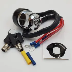 Bpd-15009 Billet Proof Designs Chrome 3 Position Ignition Switch Off With Lights 2 Tamp