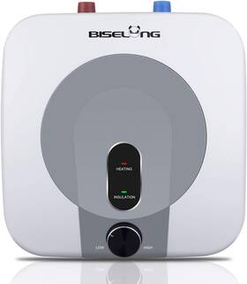 Biselong Bi-2.5 110v-120v 1440-1500w Small Under Sink Tank 2.5 Gallon Water Heater Hot Storage M