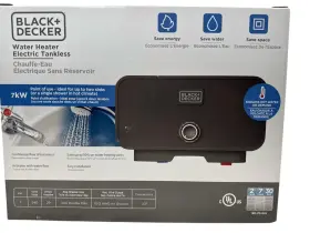 Bd-70-wh Black Decker Hot Water Heater Electric Tankless 7 Kw 240v Ob2 Scratch