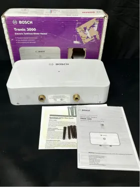 Us3-2r Bosch White Tronic 3000 Lightweight Electric Tankless Water Heater