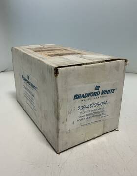 Bradford White 239-48796-04a New 2 Inch Cavity Gas Control. 17g-3