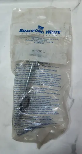 265-42540-02 Bradford White 120v 1500w Water Heater Element Screw In Rc01301512