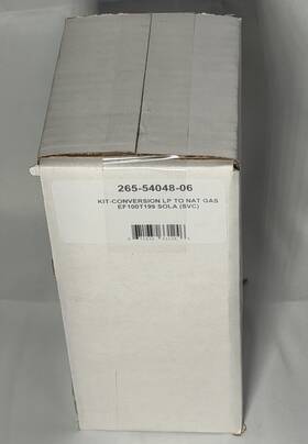 Bradford White 265-54048-06 Lp Liquid Propane To Ng Natural Gas Conversion Kit