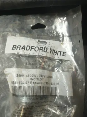 265-51328-07 Bradford White 415-51328-07 24w 4500w / 208v 3500w Replaces