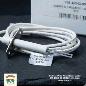 Bradford White / Coorstek 265-45543-00 Water Heater Ignitor Oem 239-45543-00 Model 601 Nos
