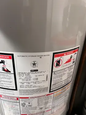 Re16u6-1nal Bradford White Rg275h6nl Natural Gas Water Heater Used Good Condition