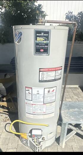 Bradford White Urg250t6n Eco Defender 50 Gal Gas Storage Tank Water Heater