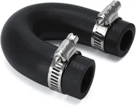 551699 Branded01 Heater Core Crossover Coolant Hose 5/8 Inch End And 3/4 With 2pcs Clamps For Ls