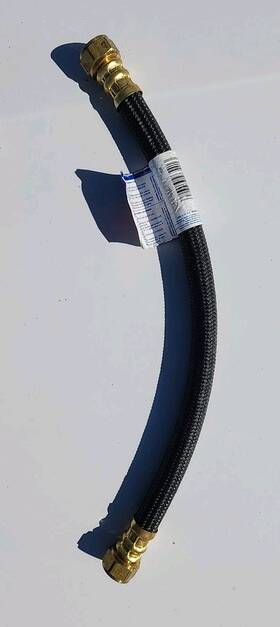 Brass Craft Bwb0-18 Flexible Braided Water Heater Connector Black And