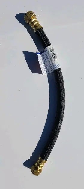 Bwb0-18 Brass Craft Flexible Braided Water Heater Connector Black And
